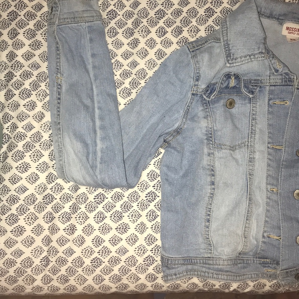 White wash jean jacket - Picture 3 of 4